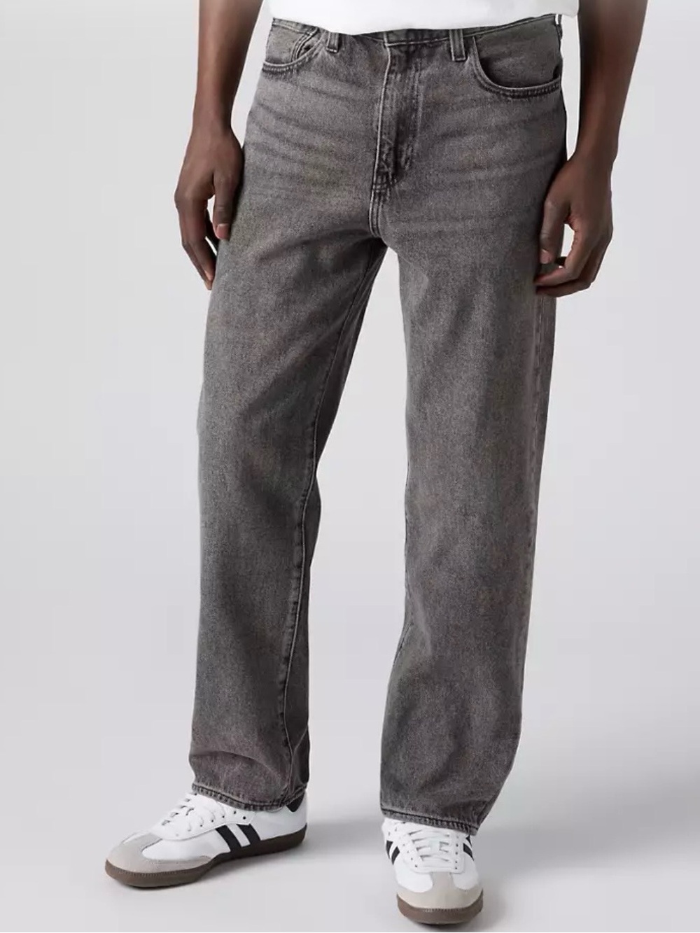 Levi's Men's 568 Loose Straight Lightweight Gray Jeans Size- 34x30